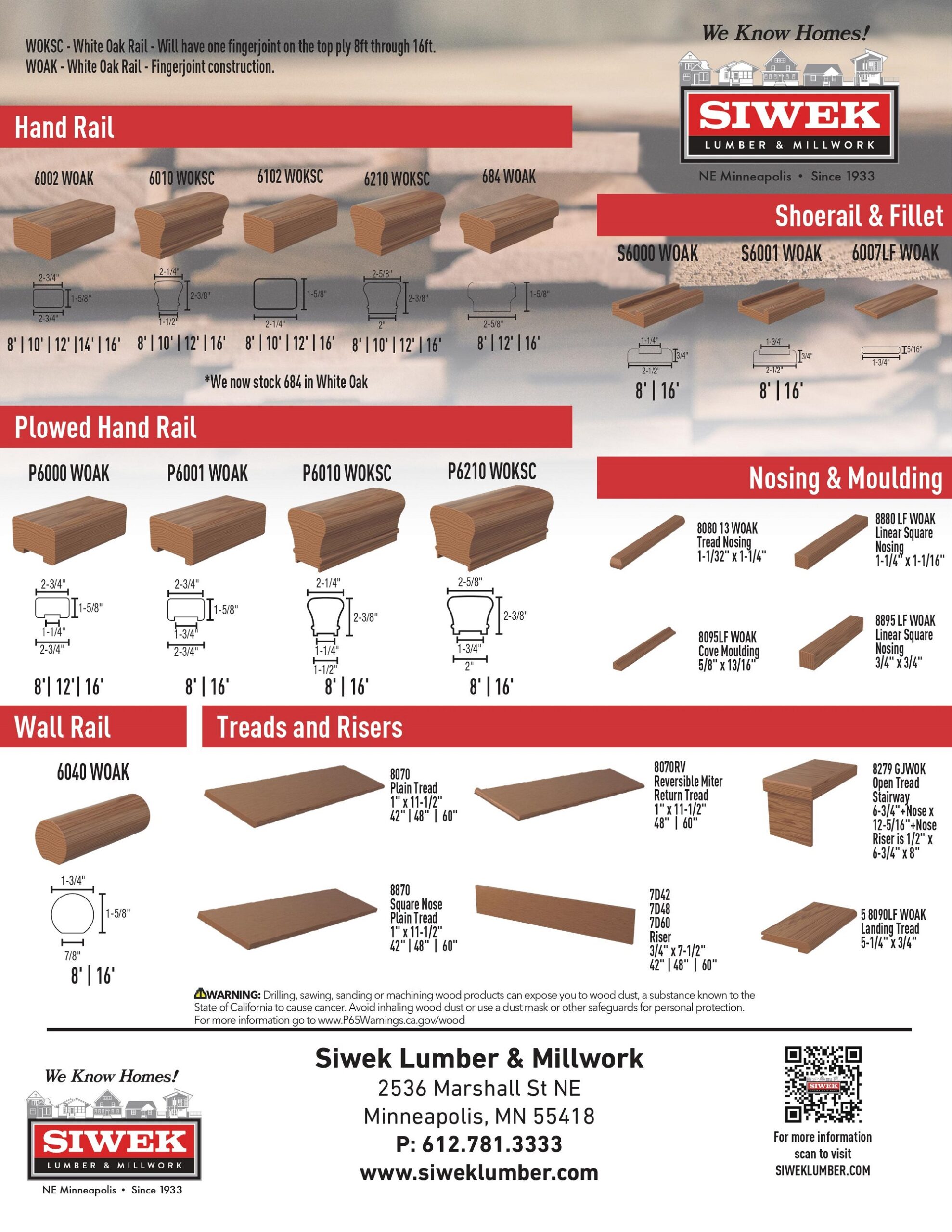 white oak lumber near me st paul minneapolis minnesota siwek lumber and milllwork corp - ne mpls