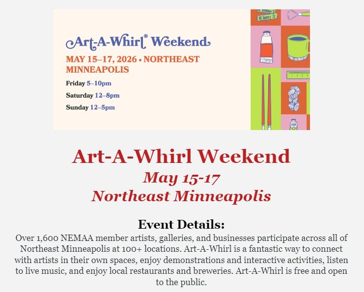art a whirl weekend in ne mpls sponsored by siwek lumebr and millwork corp - ne mpls