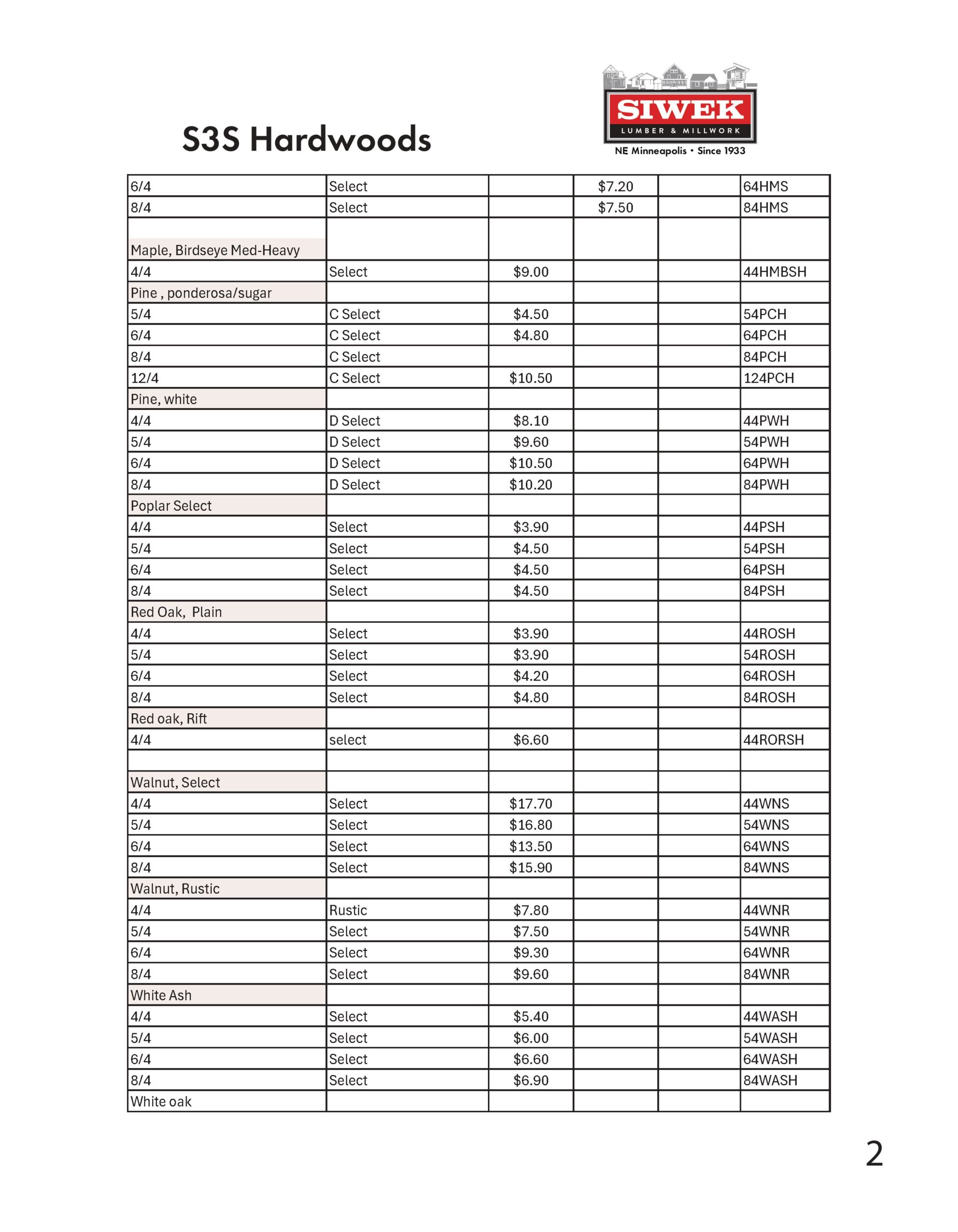 Siwek hardwoods and s3s price sheet_oct 2026-images-1 Siwek hardwoods and s3s price sheet_oct 2026-images-1